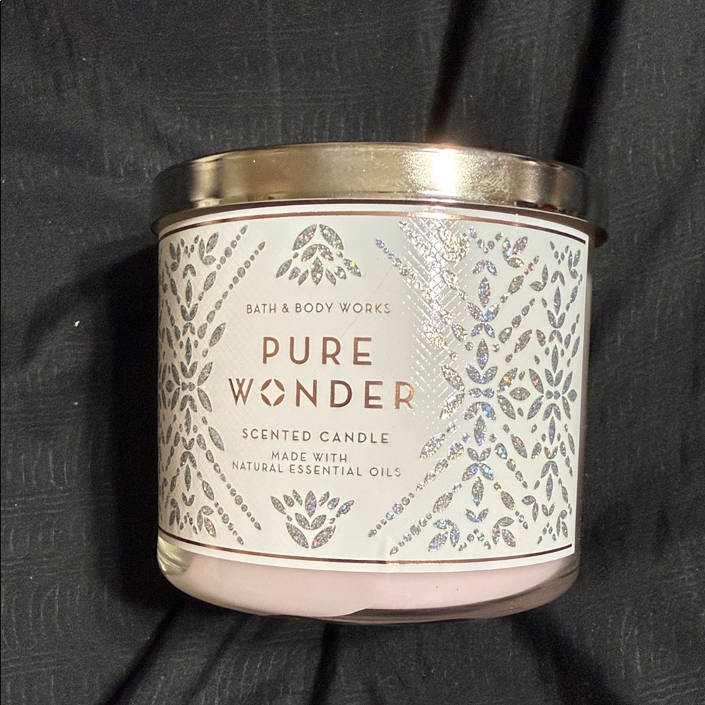 Bath & Body Works Pure Wonder 3 wick Candle